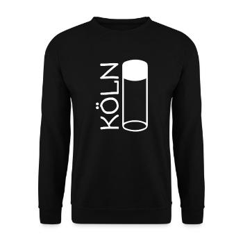 Köln Kölsch Kölner Dom Cologne - Unisex Pullover - Schwarz - Vorne - Alina (178cm) & Michal (187cm)