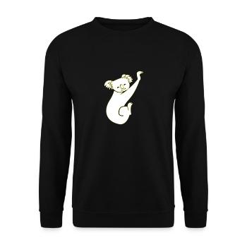 Australie migrer Routard Voyage Koala - Sweat-shirt Unisexe - noir - Devant - Alina (178cm) & Michal (187cm)