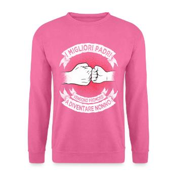 Regalo per Nonno partner look padri papá promosso - Unisex Pullover - Pink - Vorne