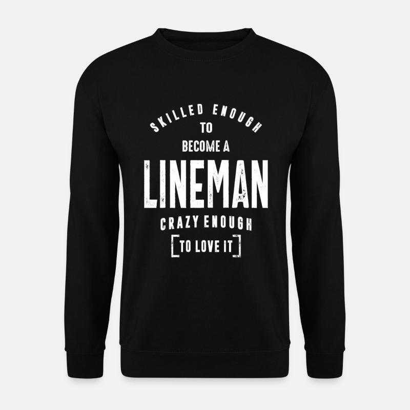 Chemise de monteur de lignes - Sweat-shirt Unisexe - noir