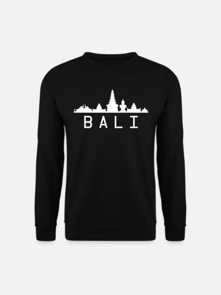 Bali Asien Insel Indonesien Skyline - Unisex Pullover - Schwarz