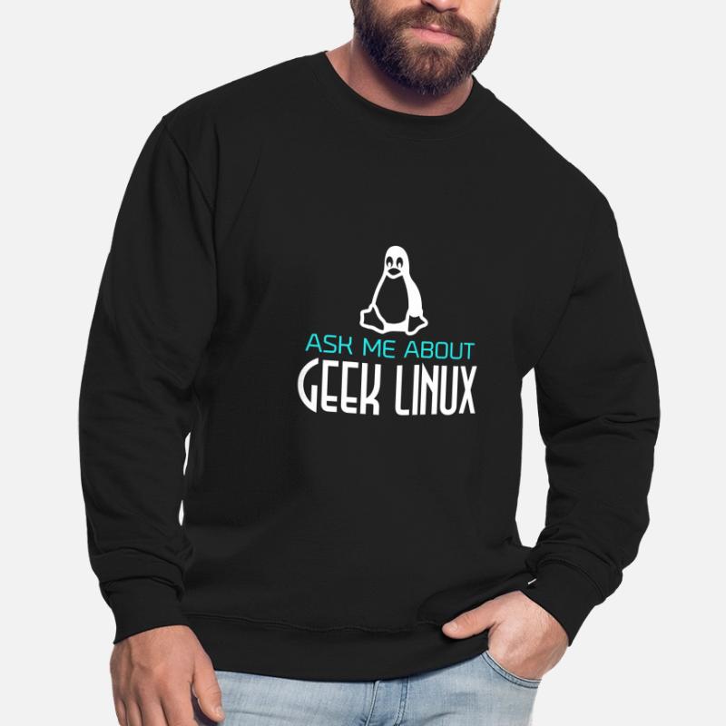 Geek Linux Penguin Computer Nerd IT PC Unisex Sweatshirt