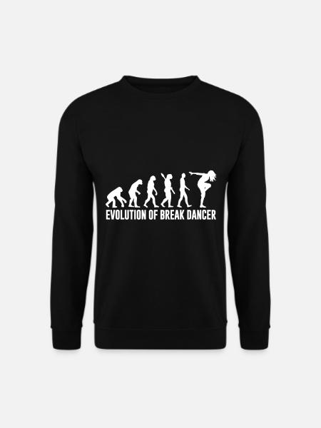 Breakdance évolution danseuse - Sweat-shirt Unisexe - noir