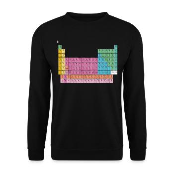 Periodic table china chinese chemistry - Unisex Sweatshirt - black - Front - Alina (178cm) & Michal (187cm)