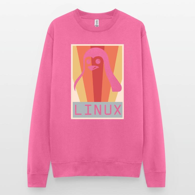 Geek Linux Pinguin PC Nerd IT Experte Unisex Pullover