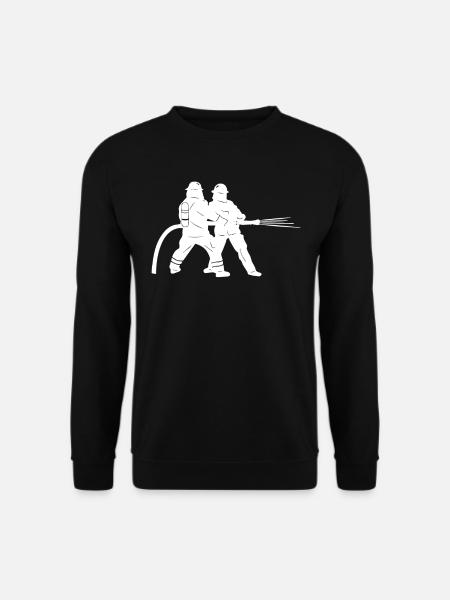 Pompier pompiers secours pompiers - Sweat-shirt Unisexe - noir