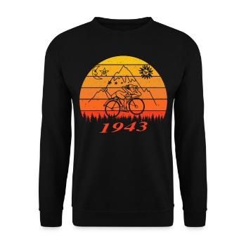 Zauberwald Hofmann 1943 GOA - Unisex Pullover - Schwarz - Vorne - Alina (178cm) & Michal (187cm)