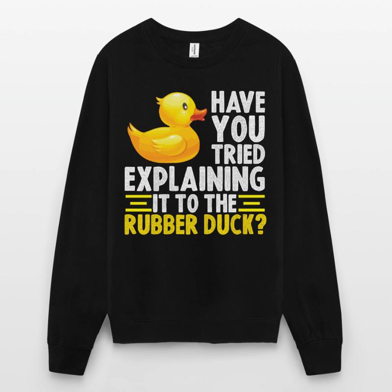 Debug Ente Debugging Rubber Duck Unisex Pullover
