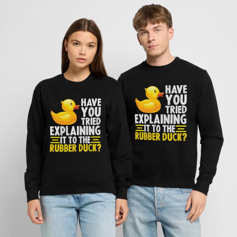 Debug Ente Debugging Rubber Duck Unisex Pullover