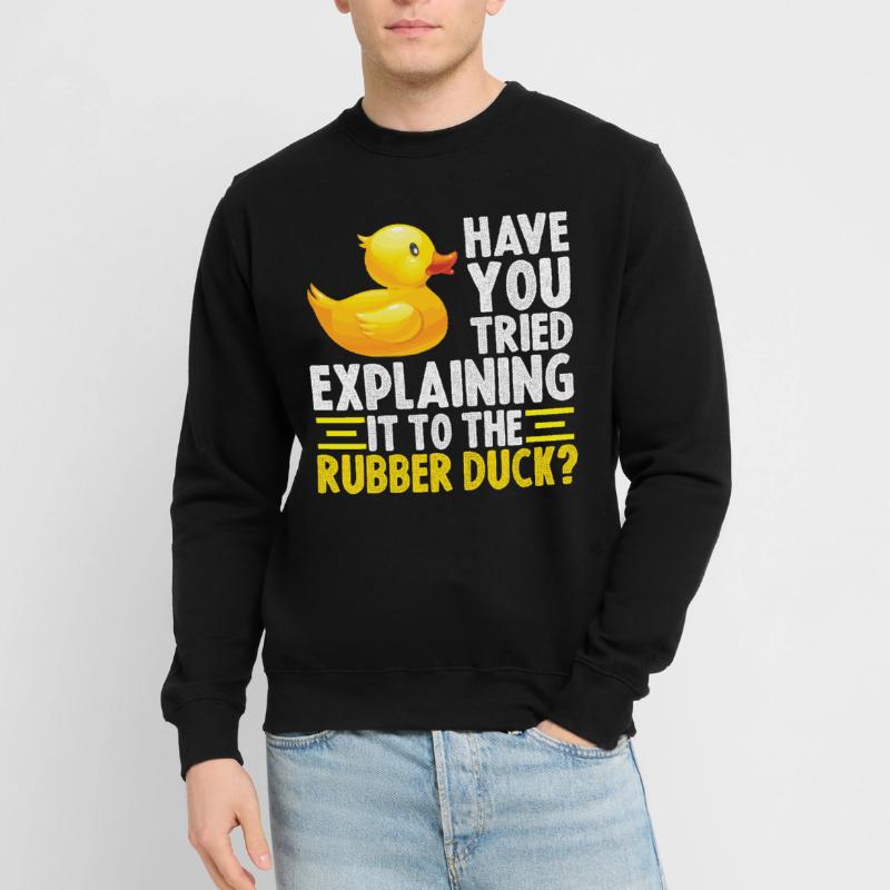Debug Ente Debugging Rubber Duck Unisex Pullover