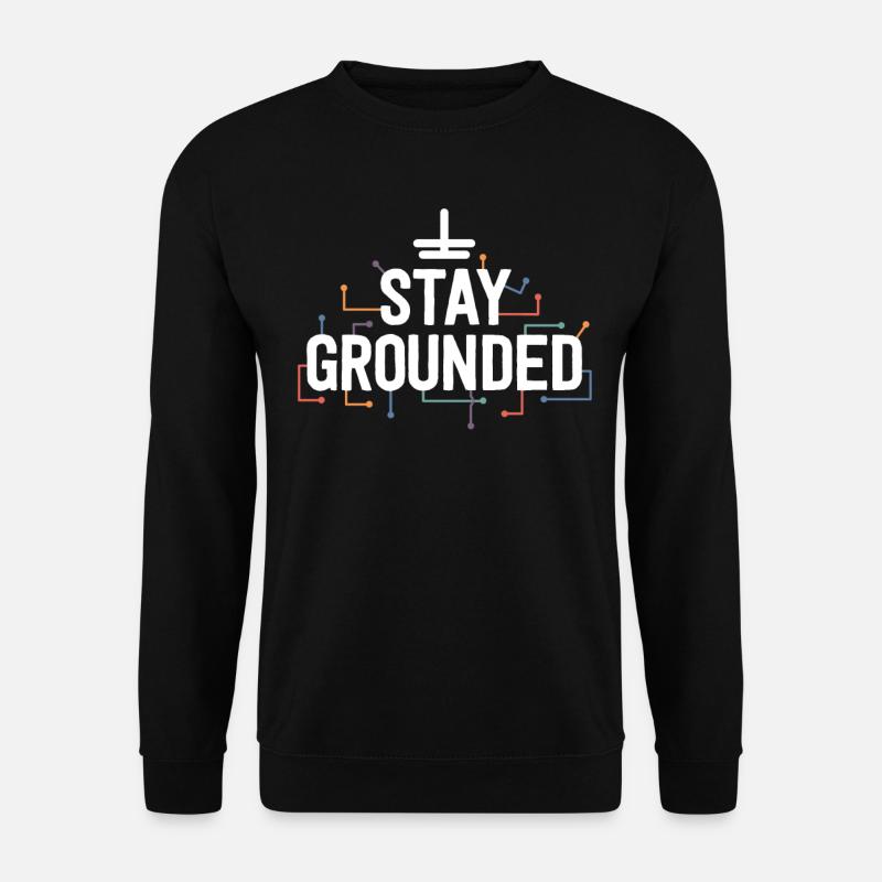 Elektriker Geschenke für Männer Lustiger elektrischer Aufenthalt - Unisex Pullover - Schwarz