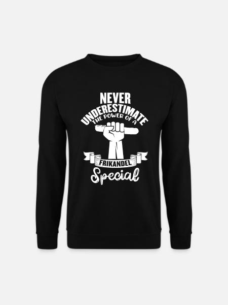 Frikandel Brot Holland Fast Food Frikadelle - Unisex Pullover - Schwarz