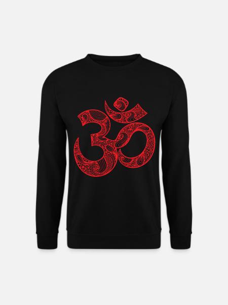 Buddhismus Zen Symbol GOA Techno - Unisex Pullover - Schwarz