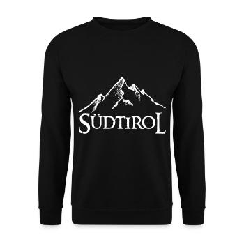 Südtirol Schnee Berge Italien Tiroler Ski - Unisex Pullover - Schwarz - Vorne - Alina (178cm) & Michal (187cm)