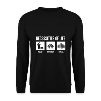 Orgue joueur musicien musique église musique - Sweat-shirt Unisexe - noir - Devant - Alina (178cm) & Michal (187cm)