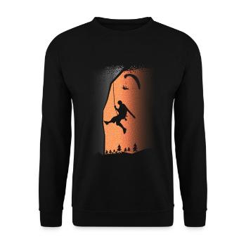 Escalade & Bouldern - GrimpeursBoulderer - Sweat-shirt Unisexe - noir - Devant - Alina (178cm) & Michal (187cm)