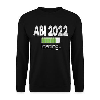 Abi 2022 Abitur 2022 - Unisex Pullover - Schwarz - Vorne - Alina (178cm) & Michal (187cm)