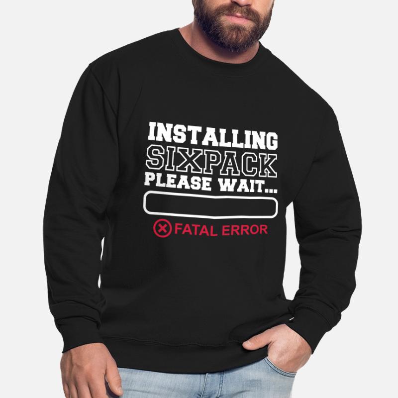 Installation de Sixpack ERROR Washboard abs Sweat-shirt Unisexe