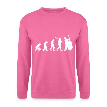 Kontrabass Streichinstrument Orchester Konzert - Unisex Pullover - Pink - Vorne