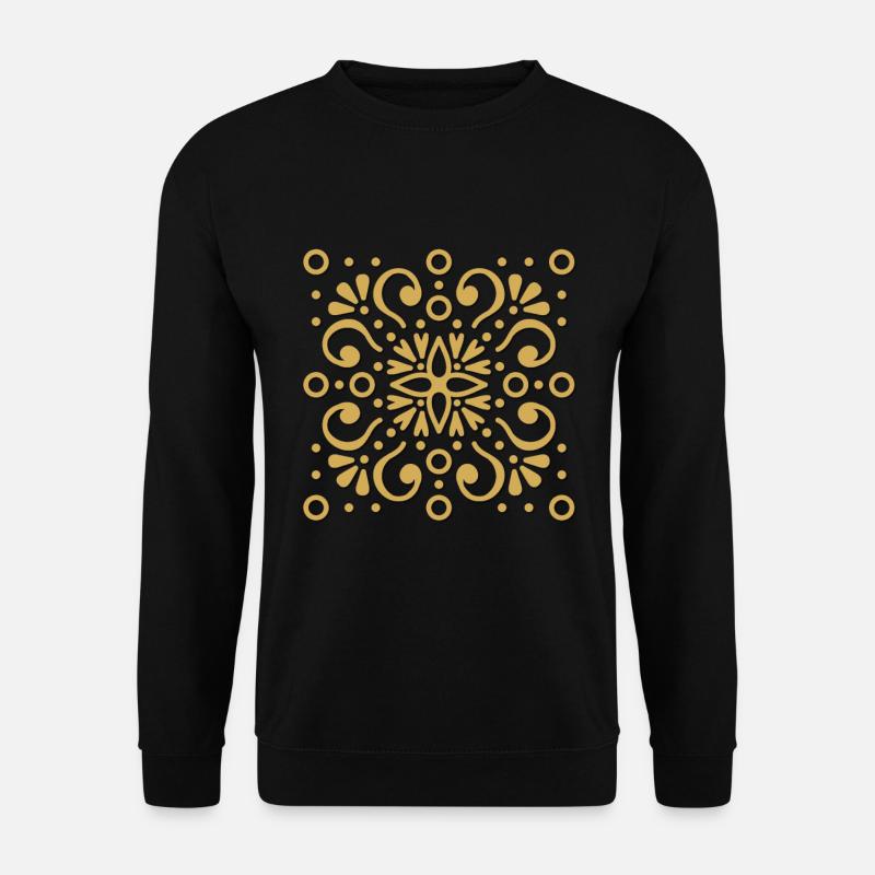 Mandala Yantra Hinduismus - Unisex Pullover - Schwarz