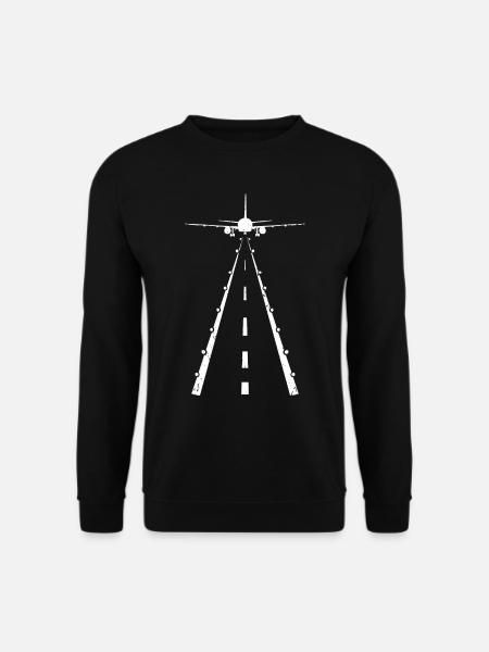 Flugzeug Piloten Fliegen Luftfahrt Flug Flugzeuge - Unisex Pullover - Schwarz