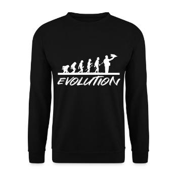Fauconnerie Evolution Aigle Faucons Oiseaux de proie - Sweat-shirt Unisexe - noir - Devant - Alina (178cm) & Michal (187cm)