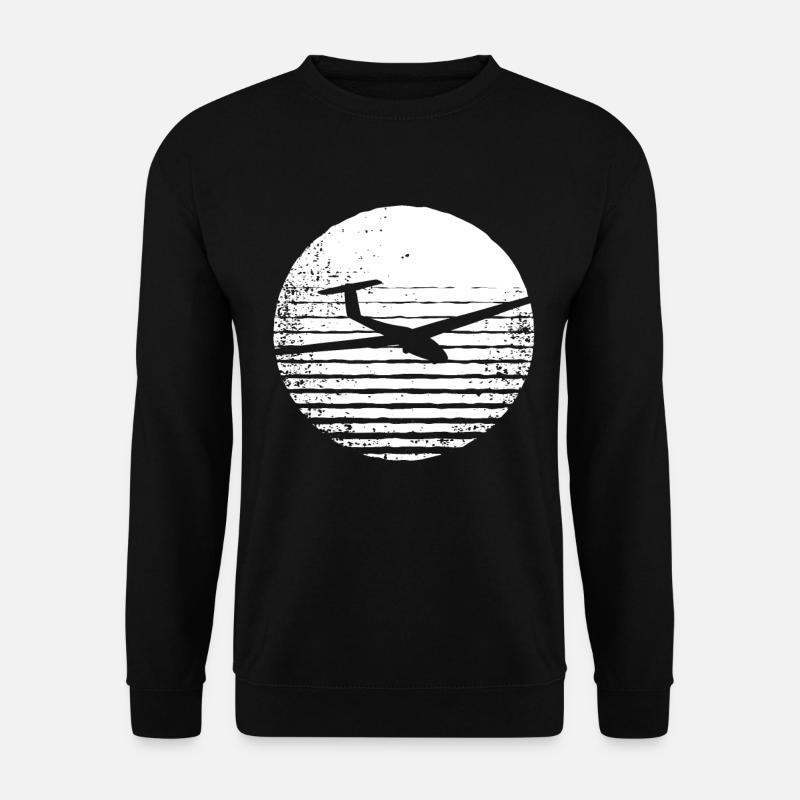 Gliding Glider Moon Glider - Unisex Sweatshirt - black
