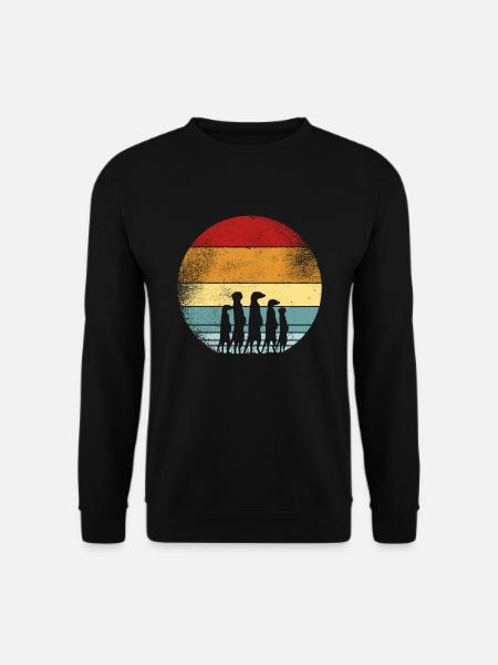 Erdmännchen - Unisex Pullover - Schwarz