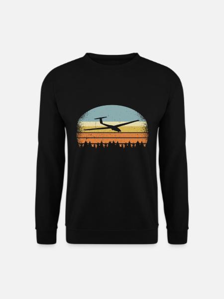 Segelfliegen Segelflugzeug Segelflug Segelflieger - Unisex Pullover - Schwarz