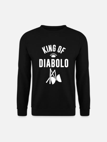 Diabolo King Schulsport Jonglieren Hobby - Unisex Pullover - Schwarz