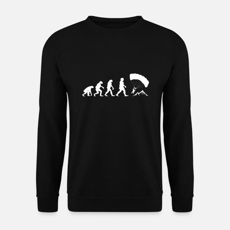 Gleitschirm Gleitschirmfliegen Paragliding - Unisex Sweatshirt - black