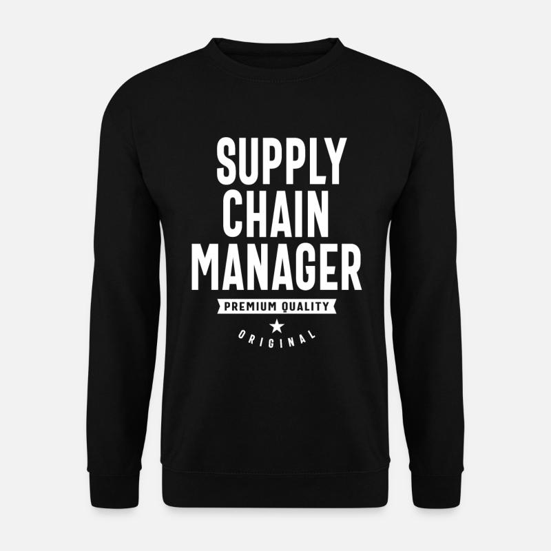 Supply Chain Manager Geschenk Lustige Job-Titel - Unisex Pullover - Schwarz
