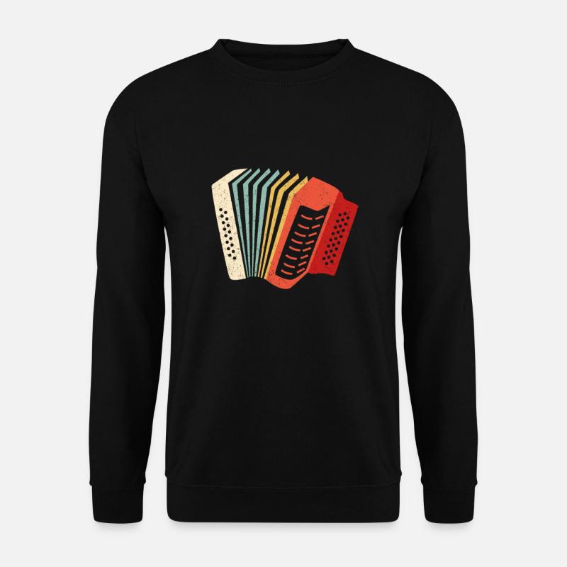 Akkordeon Ziehharmonika Akkordeonist Handharmonika - Unisex Pullover - Schwarz