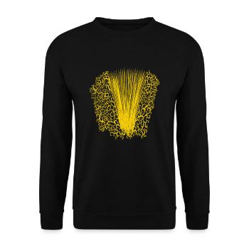Accordion accordion accordionist hand harmonica - Unisex Sweatshirt - black - Front - Alina (178cm) & Michal (187cm)