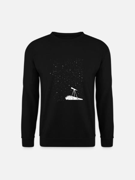 Télescope Astronomie Système solaire Astronome - Sweat-shirt Unisexe - noir