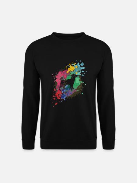 Jack Russel Terrier Hunde Hund Hundebesitzer - Unisex Pullover - Schwarz