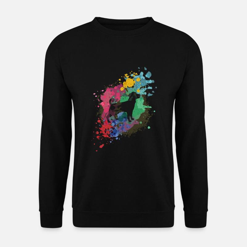 Jack Russel Terrier Hunde Hund Hundebesitzer - Unisex Pullover - Schwarz