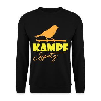 Sparrow Birds House Sparrow Sparrow sparrows - Unisex Sweatshirt - black - Front - Alina (178cm) & Michal (187cm)