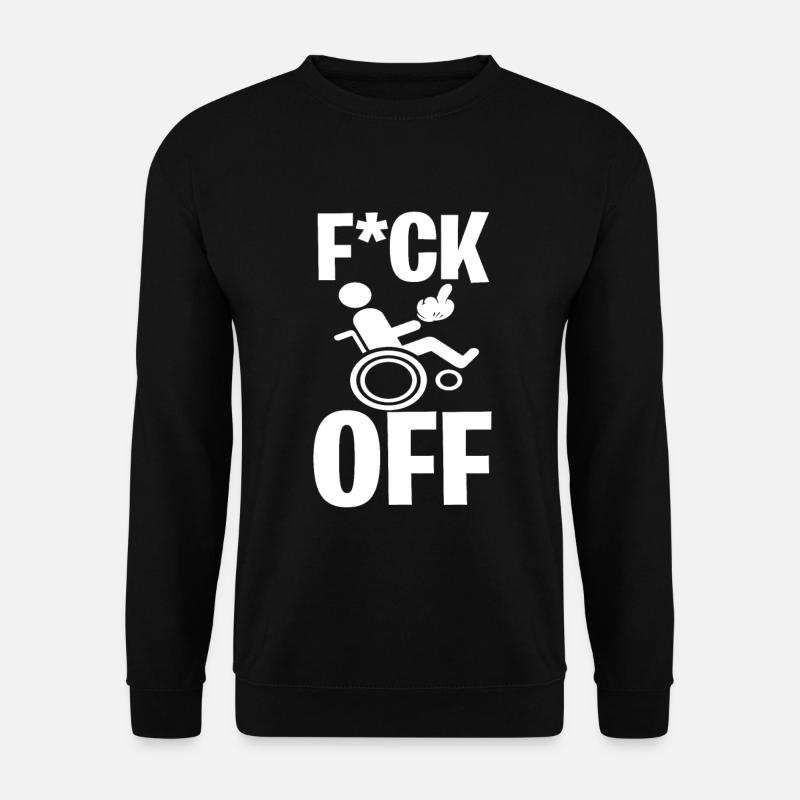 Fauteuil roulant Handicap Humour Roll On Roll - Sweat-shirt Unisexe - noir