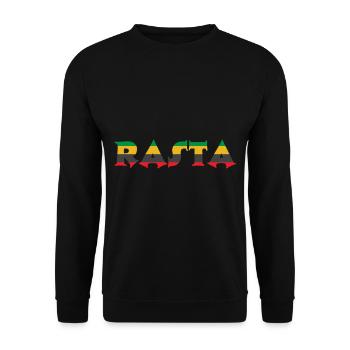 Rasta Jamaïque Caraïbes Jamaïcaine - Sweat-shirt Unisexe - noir - Devant - Alina (178cm) & Michal (187cm)
