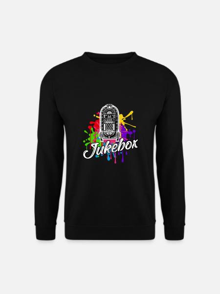 Jukebox Klassiker Country Musikbox - Unisex Pullover - Schwarz