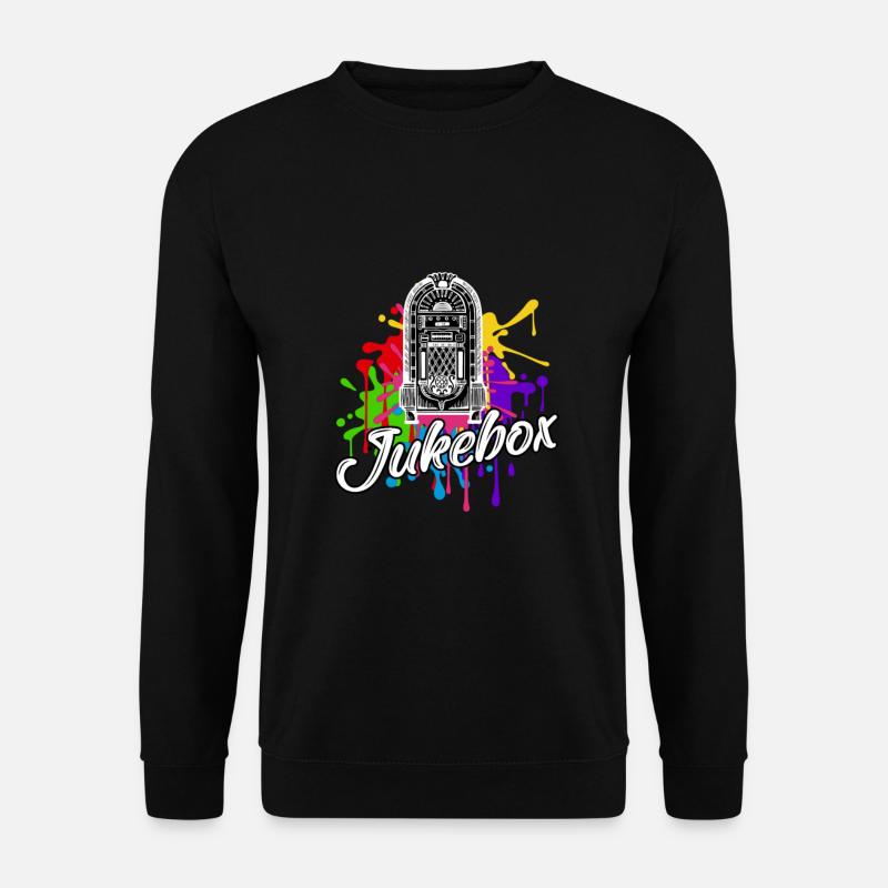 Jukebox Klassiker Country Musikbox - Unisex Pullover - Schwarz