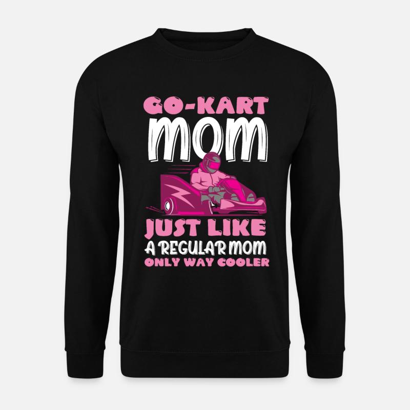 Go-Kart Mutter Kart Gokart Go Kart - Unisex Pullover - Schwarz