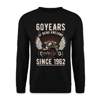 50 Years old Gifts Vintage 1972 50th Birthday - Unisex Sweatshirt - black - Front - Alina (178cm) & Michal (187cm)