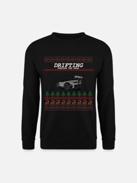 JDM Christmas xmas jdm drifting kalte Winterzeit - Unisex Pullover - Schwarz