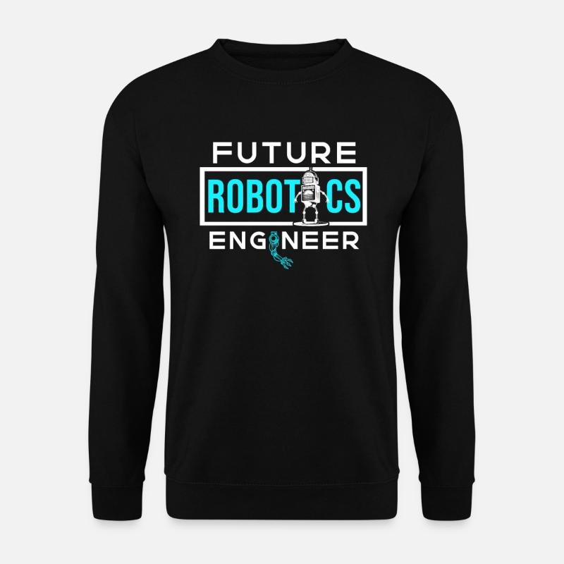 Zukünftiger Robotik-Ingenieur - Unisex Pullover - Schwarz