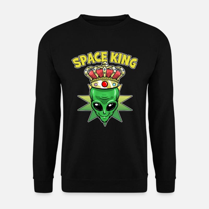 Roi de l’espace Alien - Sweat-shirt Unisexe - noir