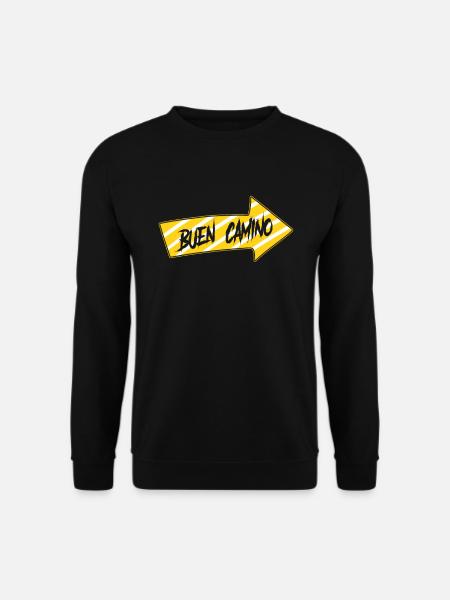 Camino De Santiago Buen Camino Jakobsweg Pfeil - Unisex Pullover - Schwarz