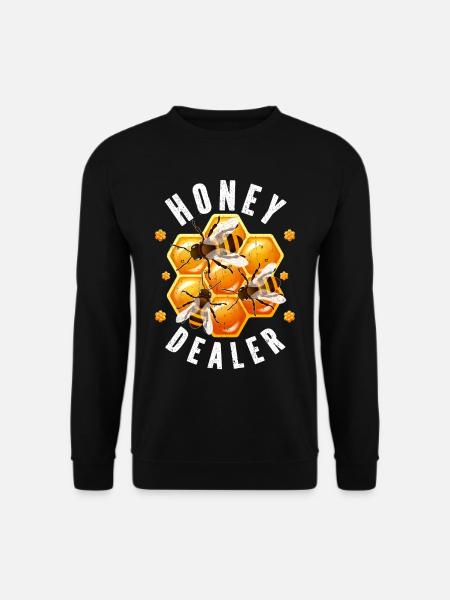 Honeydeal honey bee Beekeeper Beekeeper Beekeeper - Unisex Sweatshirt - black
