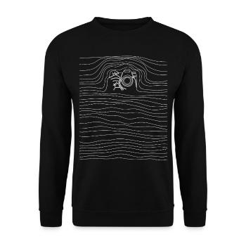 Fotografie Lineart Fotokamera Fotoapparat Fotograf - Unisex Pullover - Schwarz - Vorne - Alina (178cm) & Michal (187cm)